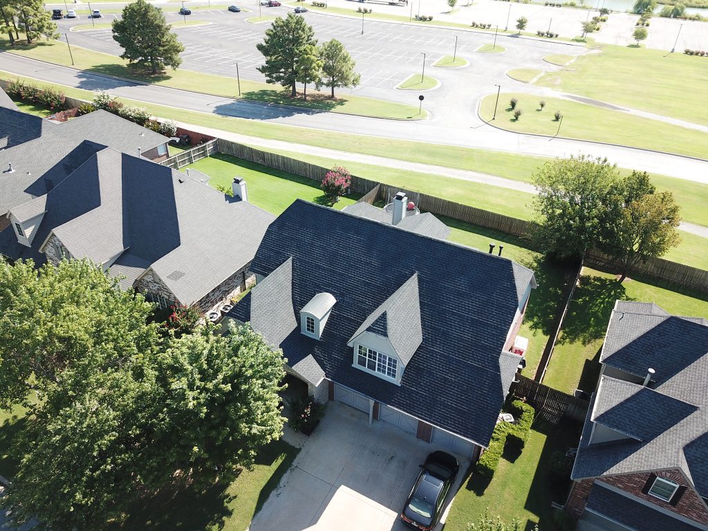 Lewis Roofing - Residential Roofing Example Drone