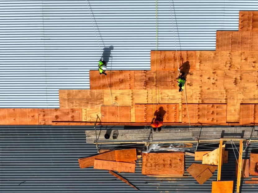 Lewis Roofing - Roof in progress oklahoma