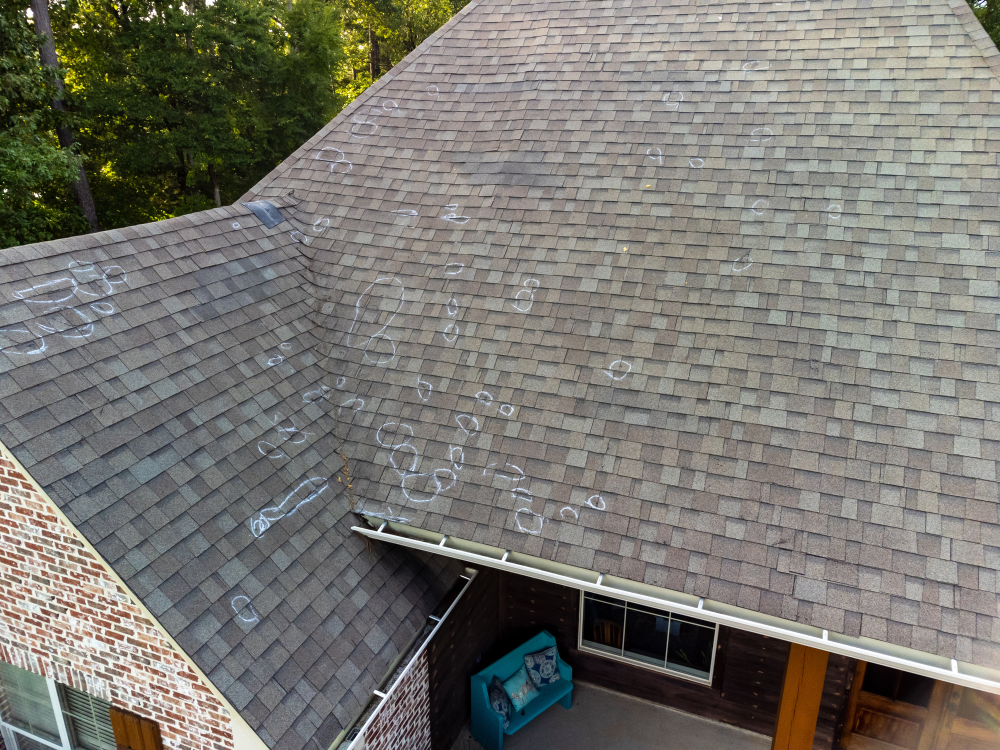 Lewis Roofing - Hail Damage