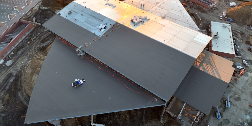 commercial roofing project in Tulsa