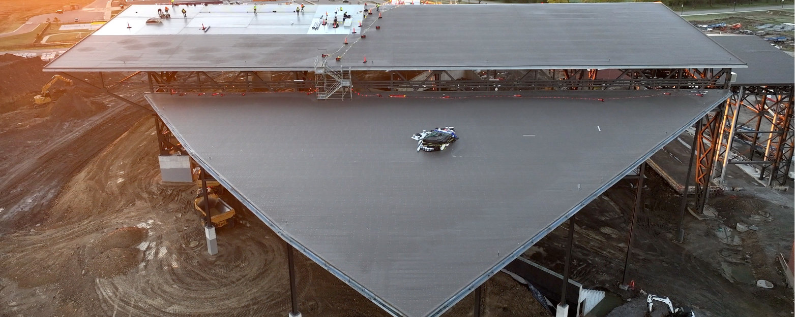 commercial roofing project in Tulsa